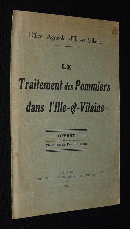 Le Traitement des pommiers dans l'Ille-et-Vilaine