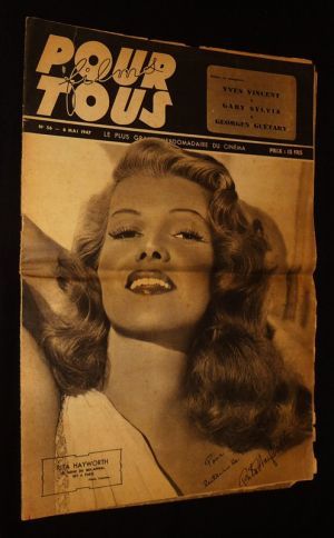 Films pour tous (n°56, 6 mai 1947) : Yves Vincent - Gaby Sylvia - Georges Guétary