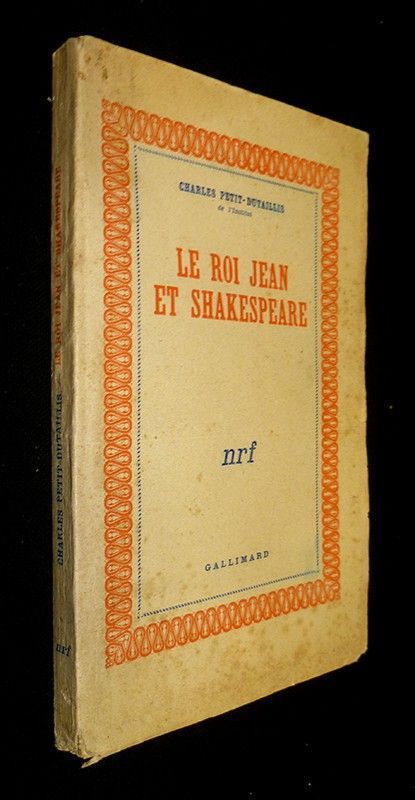 Le roi Jean et Shakespeare