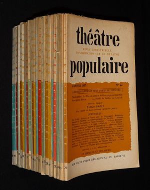 Théâtre populaire, du n°22 (janvier 1957) au n°44 (4e trimestre 1961)