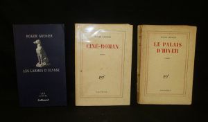 Lot de 3 romans de Roger Grenier : Les larmes d'Ulysse - Le palais d'hiver - Ciné-Roman