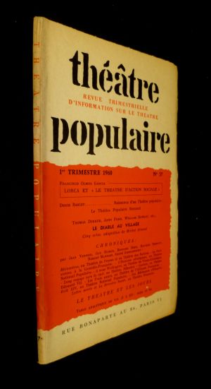 Théâtre populaire, n° 37, 1er trimestre 1960