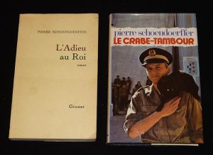 Lot de 2 ouvrages de Pierre Schoendoerffer : L'Adieu au Roi - Le Crabe-tambour (2 volumes)