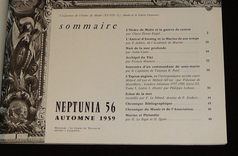 Neptunia (n°56, automne 1959)