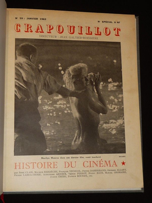 Crapouillot (n°59 et 60, janvier et avril 1963) : L'histoire du cinéma, Tomes 1 et 2