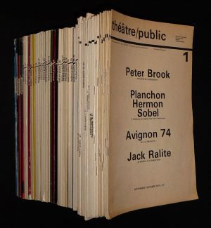 Théâtre public, du n°1 au n°65, 1974-1985