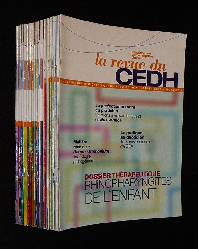 La Revue du CEDH, du n°1 au n°27, 2006-2012 (lot de 25 numéros)