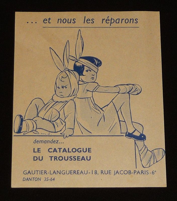 Publicité - Les jolies poupées de la Semaine de Suzette : Bambino, Bleuette, Rosette (Manon Iessel)