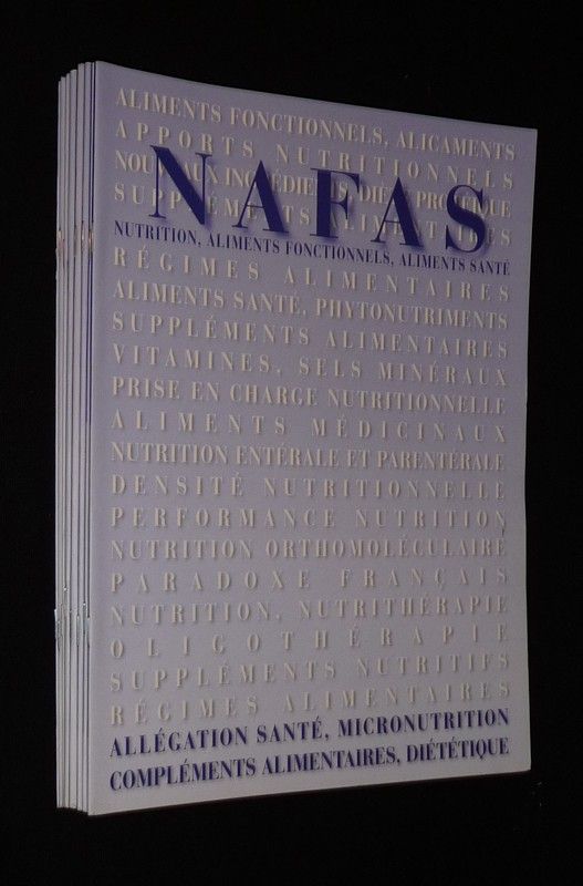 NAFAS - Nutrition, aliments fonctionnels, aliments santé, 2011-2012  (lot de 8 numéros)