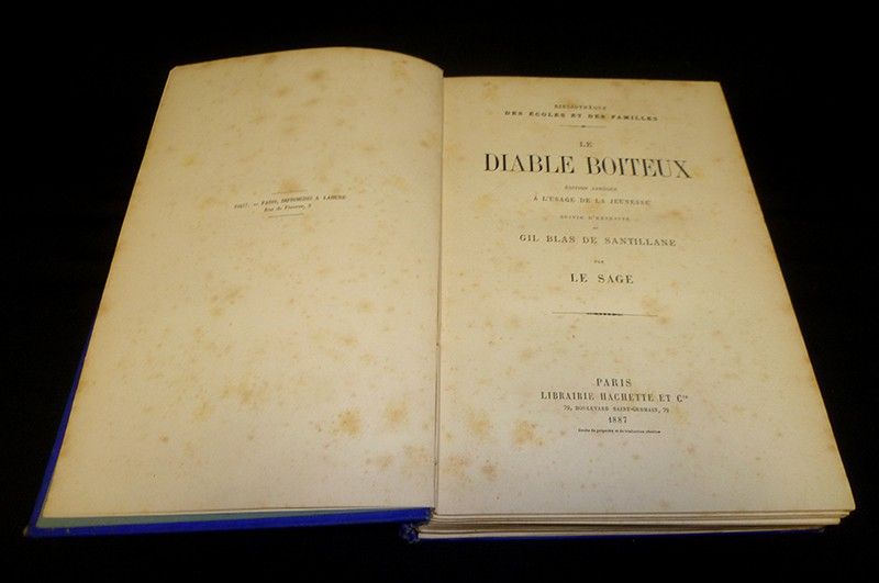 Le Diable Boiteux suivies d'extraits de Gils Blas de Santillane