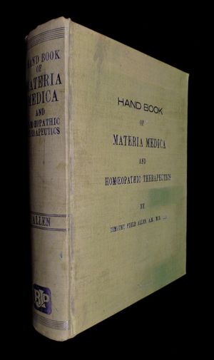 Hand Book of Materia Medica and Homoepathic Therapeutics