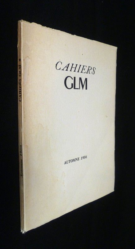 Cahiers GLM (AUTOMNE 1956)