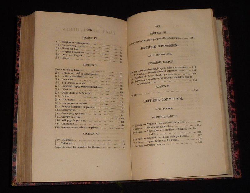 Exposition des produits de l'industrie française en 1839 : Rapport du jury central, Tomes 1 et 3 (2 volumes)