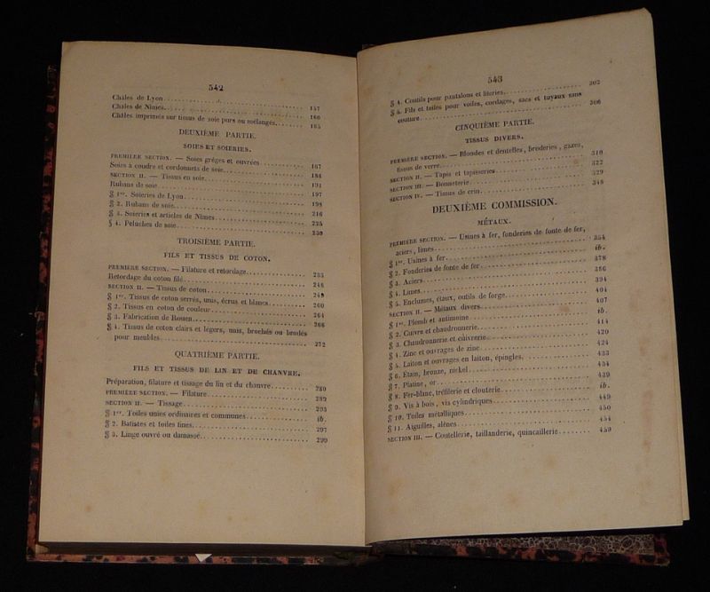 Exposition des produits de l'industrie française en 1839 : Rapport du jury central, Tomes 1 et 3 (2 volumes)