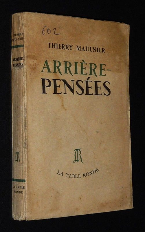 Arrière-pensées