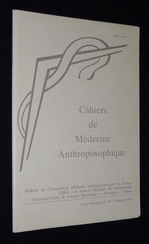 Cahiers de Médecine anthroposophique (n°58, printemps 1993)