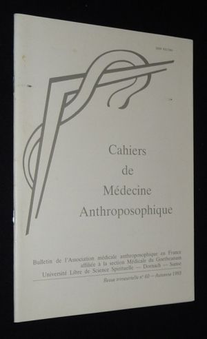 Cahiers de Médecine anthroposophique (n°60, automne 1993)
