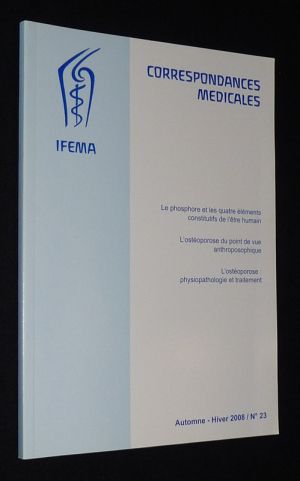 Correspondances médicales (n°23, automne-hiver 2008)