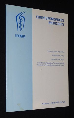 Correspondances médicales (n°29, automne-hiver 2011)