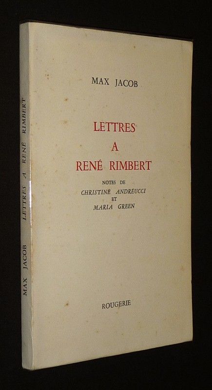 Lettres à René Rimbert