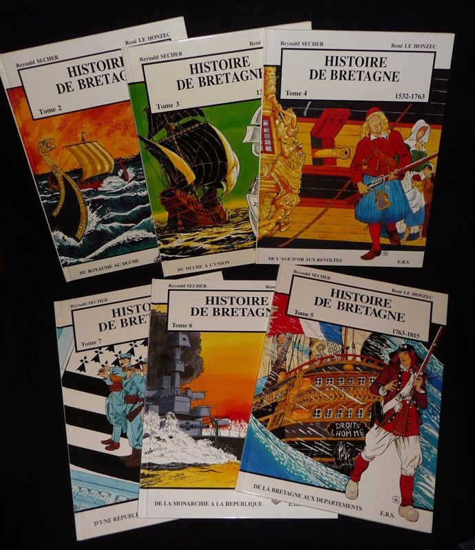 Histoire de Bretagne, Tome 1 à 7 (7 volumes)