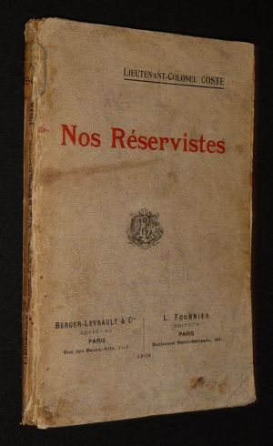 Nos réservistes