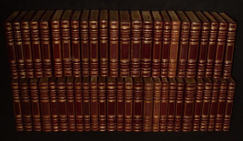 Oeuvres complètes d'Emile Zola (50 volumes)