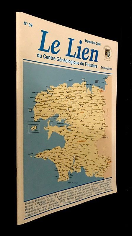 Le Lien du Centre Géalogique du Finistère n°99 (Septembre 2006)
