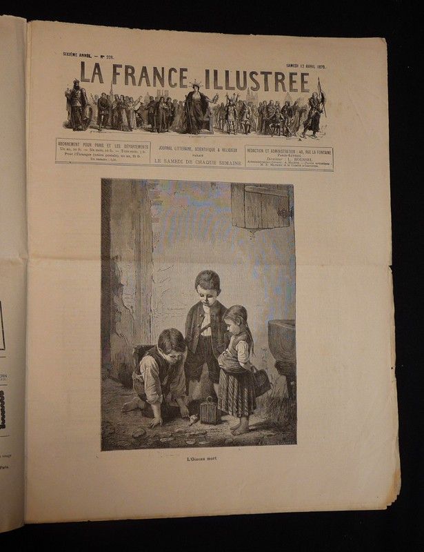 La France illustrée (6e année - n°228, samedi 12 avril 1879)