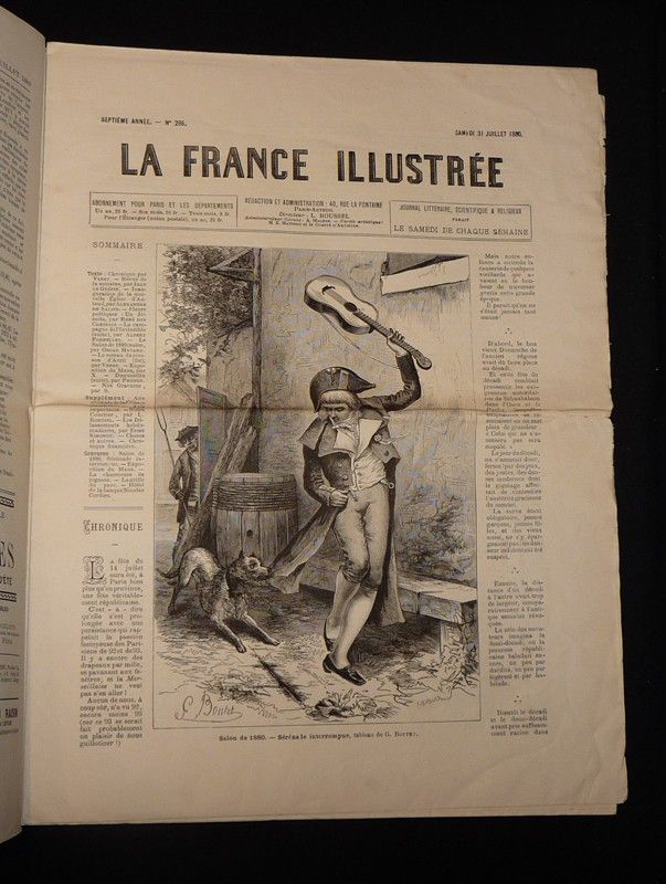 La France illustrée (7e année - n°296, samedi 31 juillet 1880)