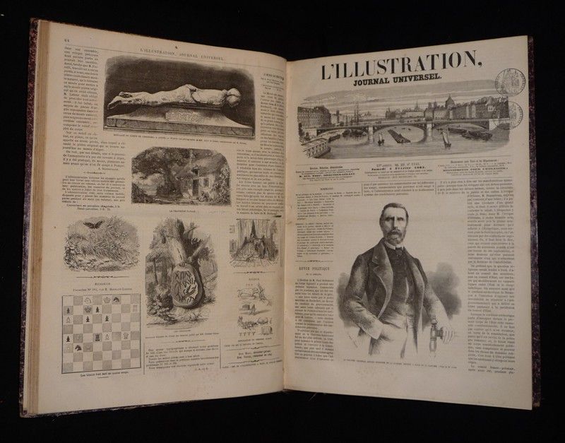 L'Illustration, année 1865 complète (2 volumes)
