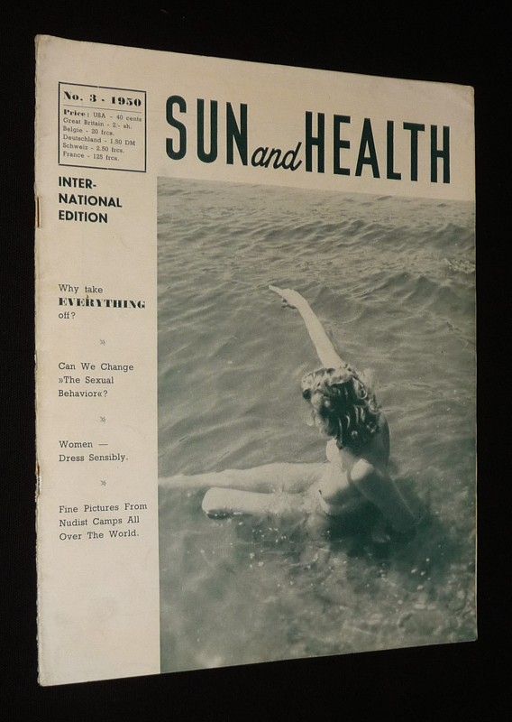 Sun and Health (n°3, 1950) : Why take everything off ? - Can we change the sexual behaviour ?