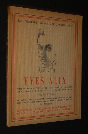 Yves Alix (Les Peintres français nouveaux, n°20)