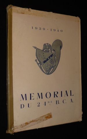 Mémorial du 24me B.C.A., 1939-1940