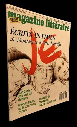 Magazine Littéraire (n°252-253, avril 1988) : Écrits intimes : de Montaigne à Peter Handke
