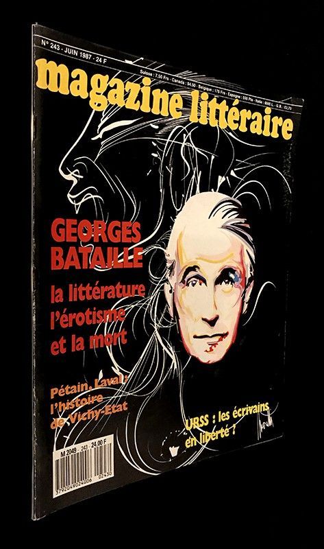 Magazine Littéraire (n°243, juin 1987) : Georges Bataille, la littérature, l'érotisme et la mort