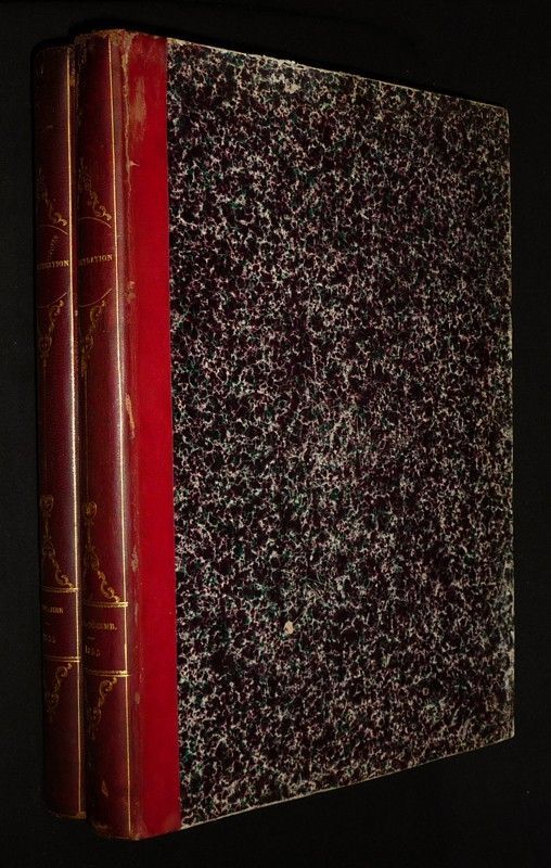 L'Illustration, Tomes XXV et XXVI, année 1855 complète (2 volumes)