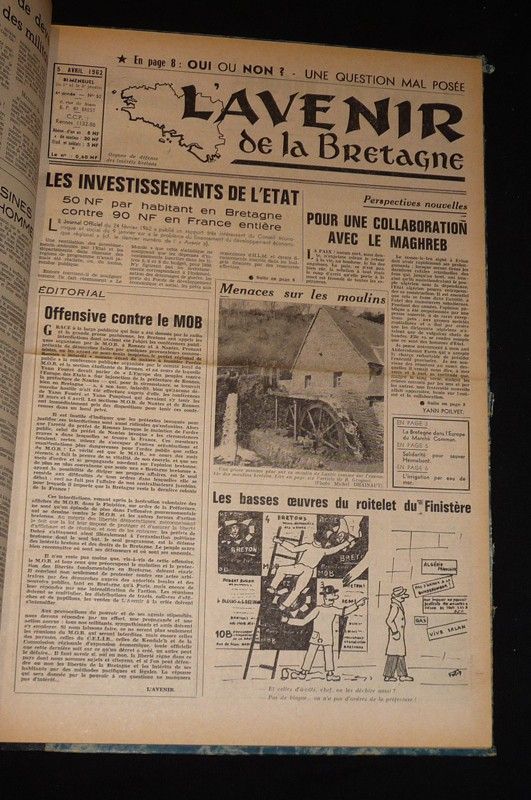 L'Avenir de la Bretagne, année 1962