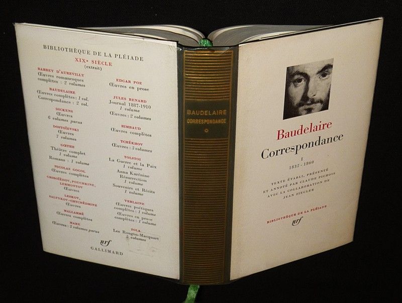 Correspondance de Baudelaire, Tome 1 : 1832-1860 (Bibliothèque de la Pléiade)