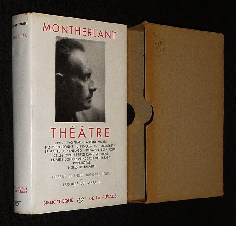Théâtre de Montherlant (Bibliothèque de la Pléiade)