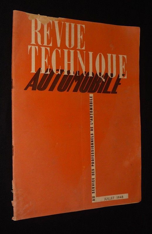 Revue technique automobile (3e année - n°27, juillet 1948)