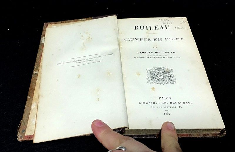 Oeuvres en prose de Boileau