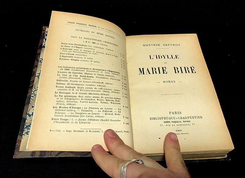 L'idylle de Marie Biré