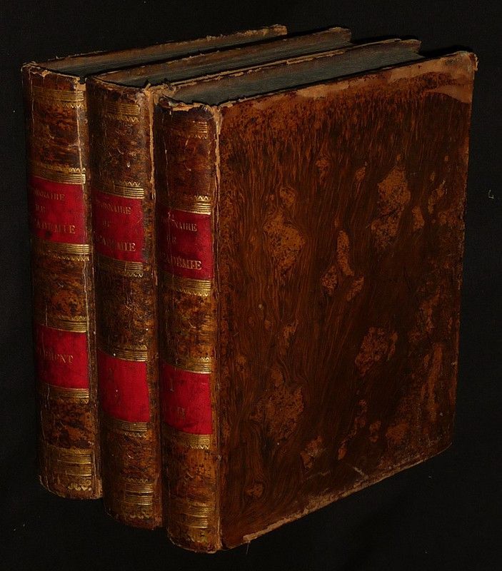 Dictionnaire de l'Académie Française (3 volumes)
