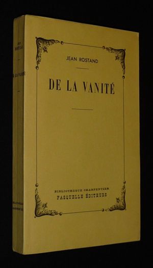 Da la Vanité et de quelques autres sujets