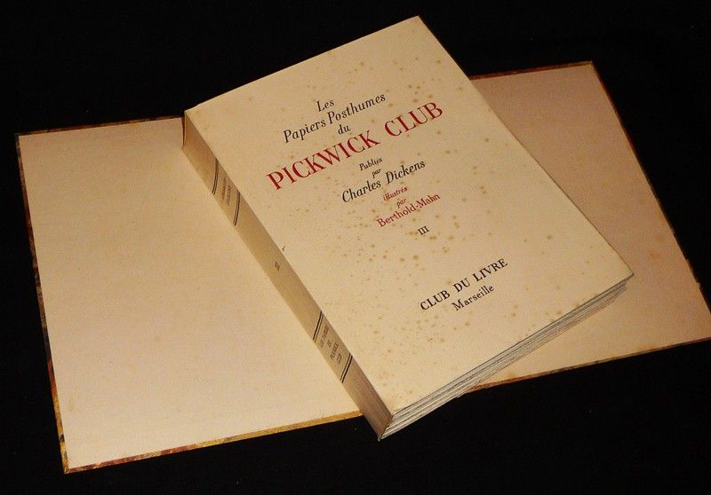 Les Papiers posthumes du Pickwick Club (3 volumes)