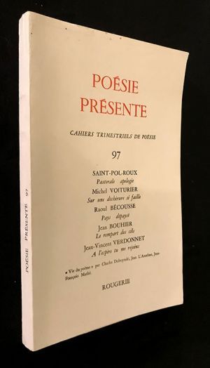 Poésie présente (Cahiers trimestriels de poésie n°97) 