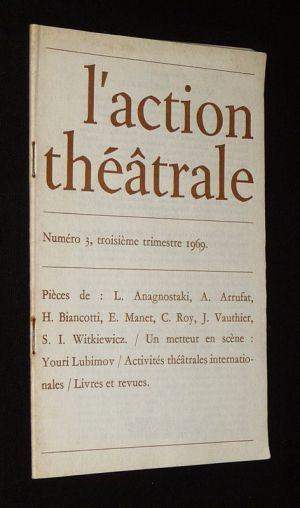 L'Action théâtrale (n°3, 3e trimestre 1969) 