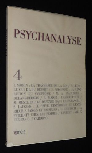 Psychanalyse (n°5, 2005) : Sur la perversion - Le mensonge sur le mal - L'anorexie mentale