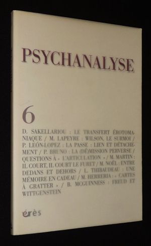 Psychanalyse (n°7, 2006) : La sexion clinique - La possibilité d'une psychanalyse